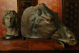 Alexander the Great and Horse of Selene in Lost Bronze and Epic Bronze