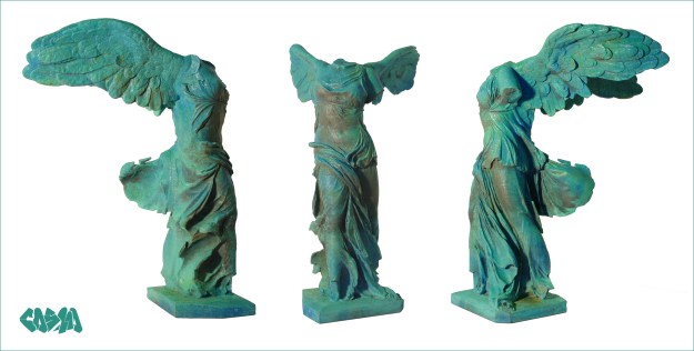 20131030 3D Captured 3D Printed Winged Victory of Samothrace by Cosmo Wenman
