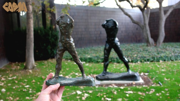 20140627 Rodin's The Walking Man 3D Scanned and 3D Printed by Cosmo Wenman 16x9