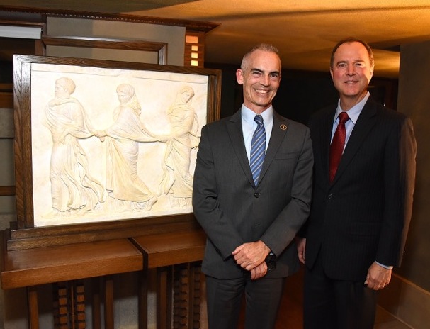 20161109-mitch-ofarrell-adam-schiff-at-hollyhock-house